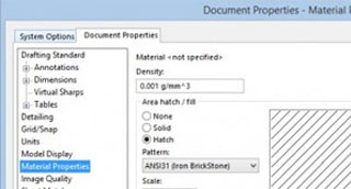 Randomize Scale for Auto Hatching in SOLIDWORKS Section Views